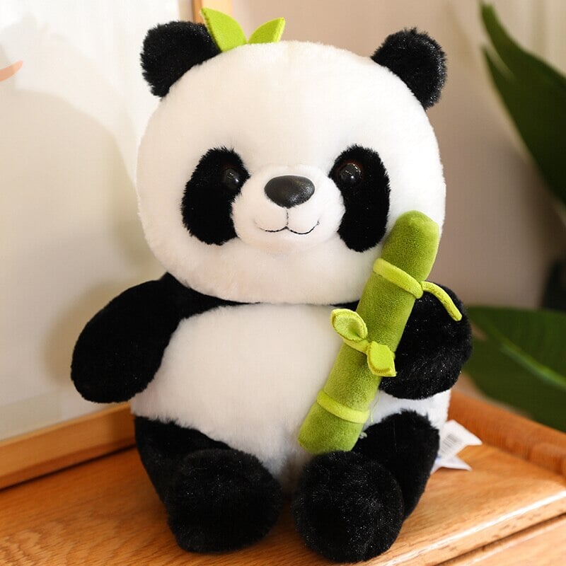 Adorable Panda and Bamboo Cuddle Buddies