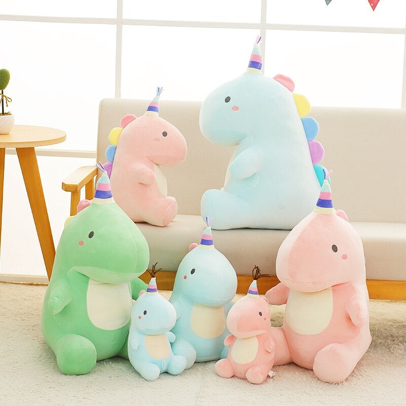 Vibrant Dinosaur Plushies for Ultimate Party Fun!