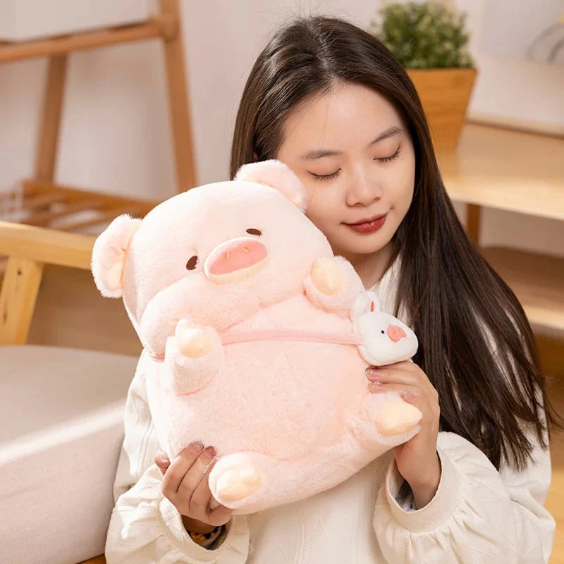 Adorable Kawaii Pig Plushie - Peaches