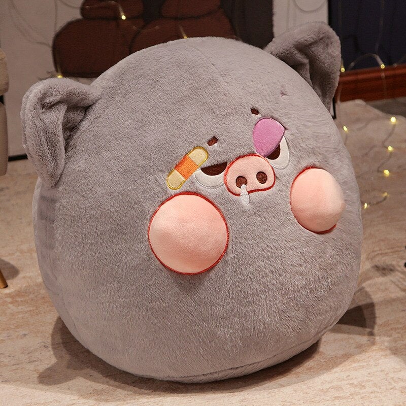 Adorable Perky Pig Ball Plush Toy