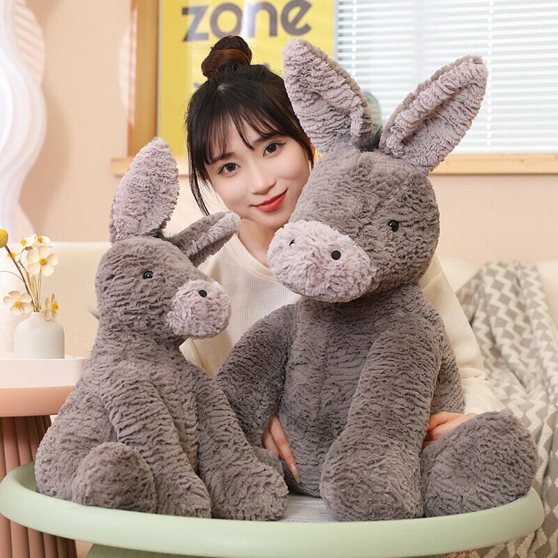 Cuddly Pixie the Fluffy Donkey Plush Toy