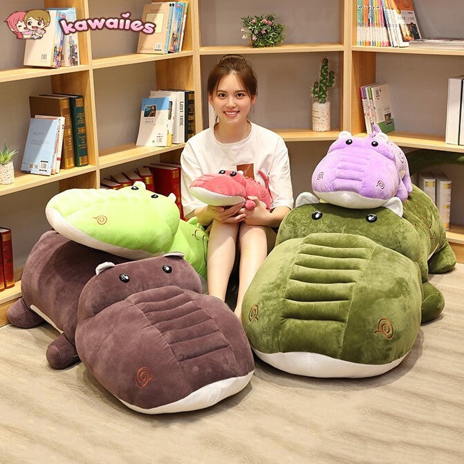 Meet Poppy, the Adorable Prehistoric Purussaurus Crocodile Plush Companion!