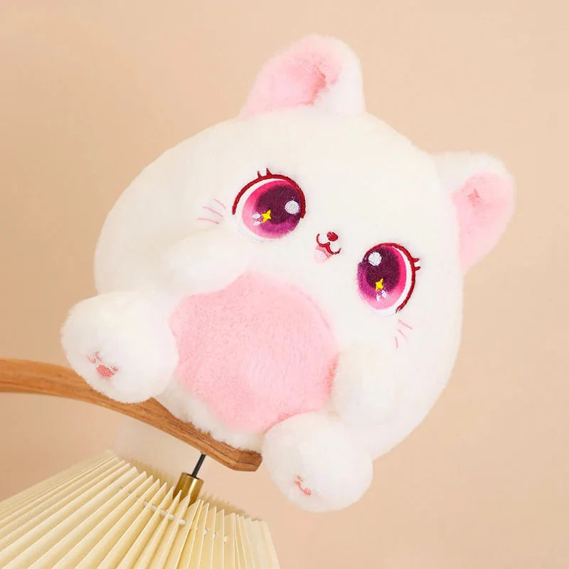 Adorable Rainbow Fluffy Cat Squad Plush Balls