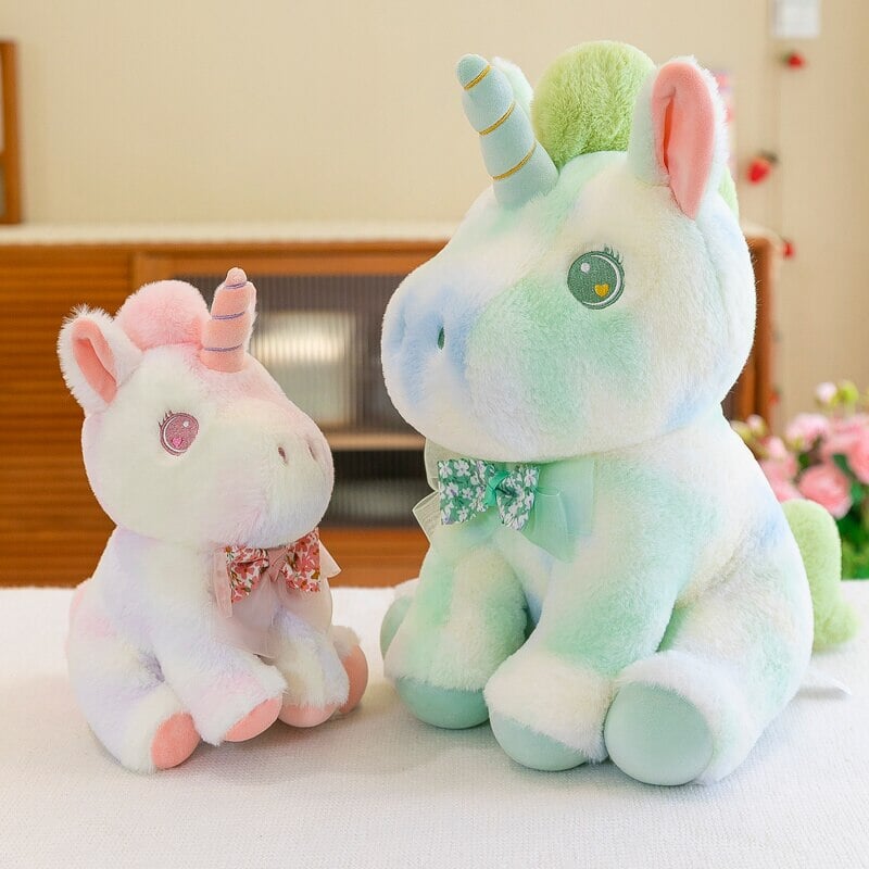 Magical Rainbow Galaxy Unicorn Plushie Set