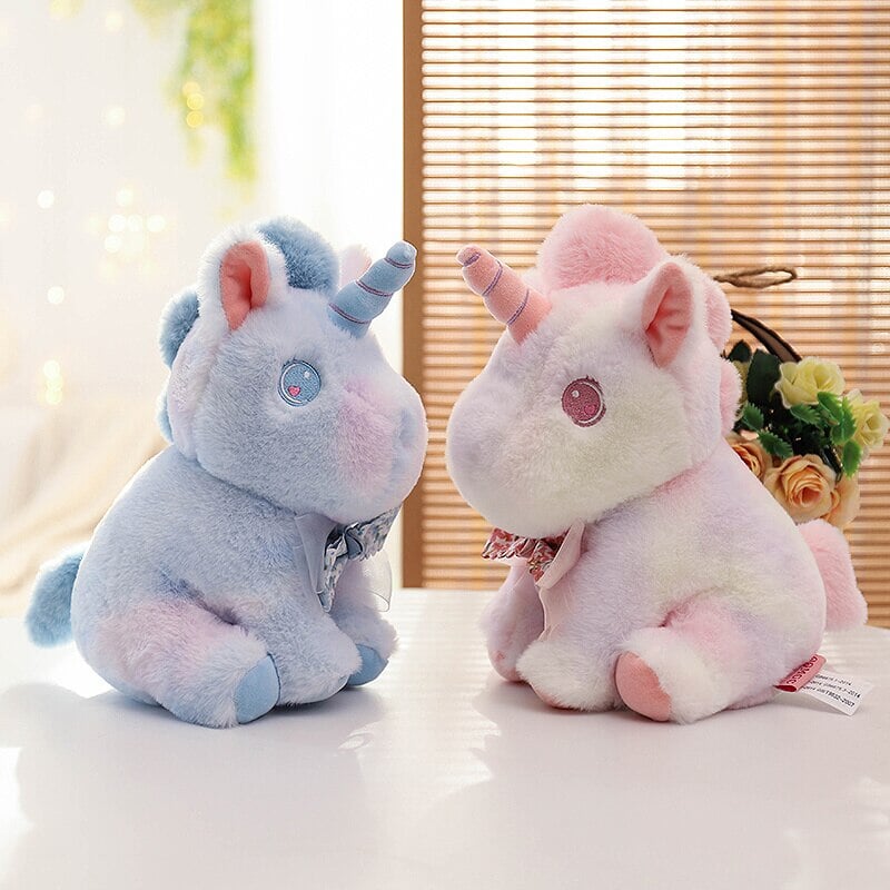 Magical Rainbow Galaxy Unicorn Plushie Set