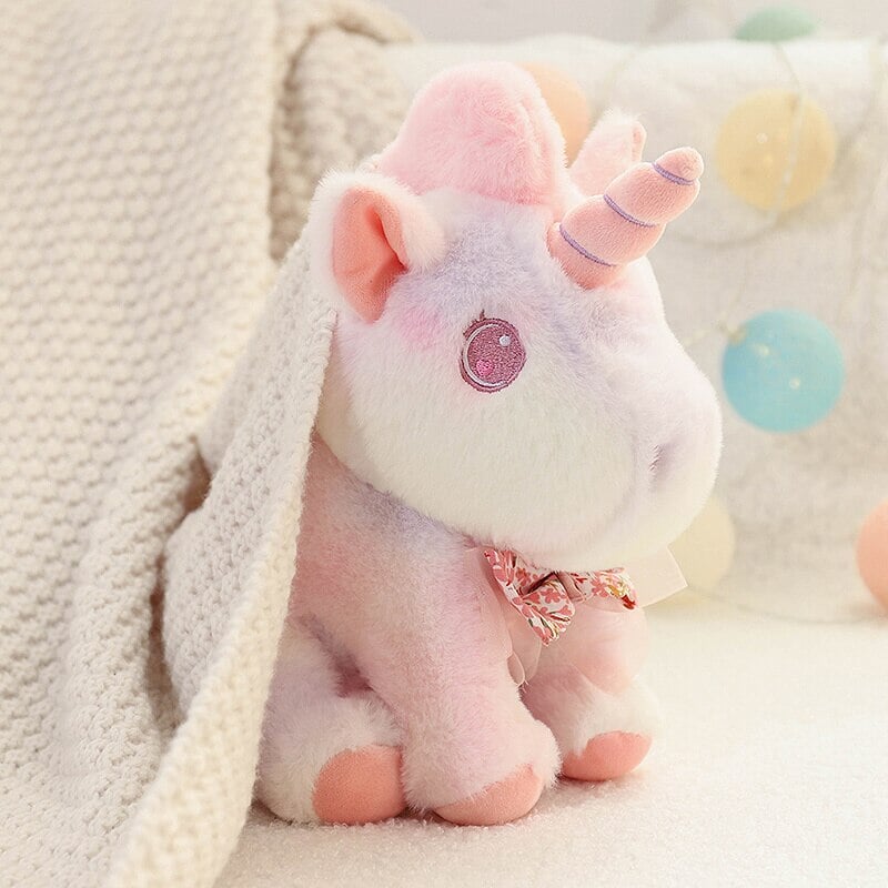 Magical Rainbow Galaxy Unicorn Plushie Set