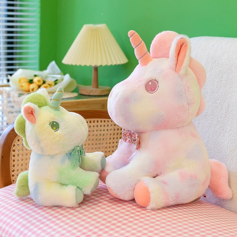 Magical Rainbow Galaxy Unicorn Plushie Set