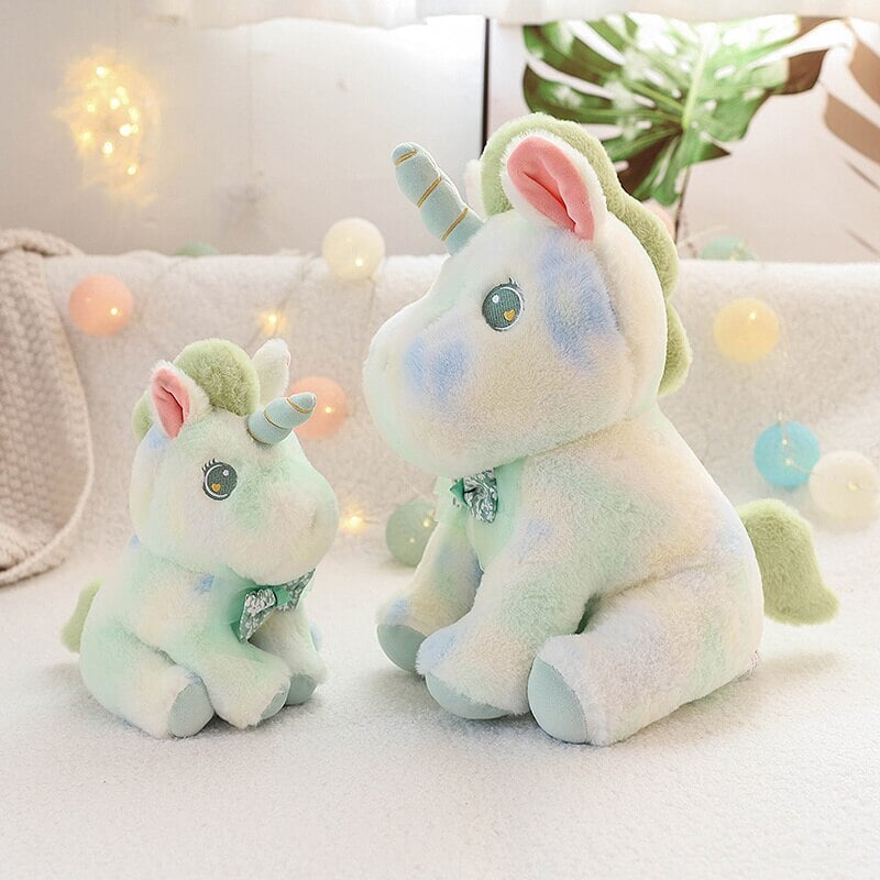 Magical Rainbow Galaxy Unicorn Plushie Set