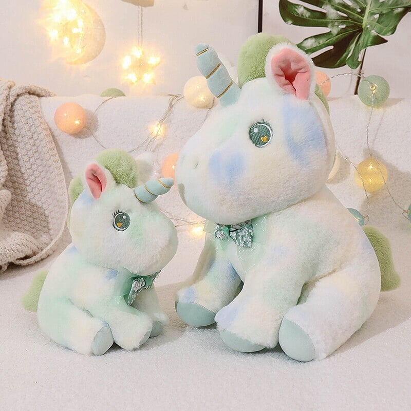 Magical Rainbow Galaxy Unicorn Plushie Set