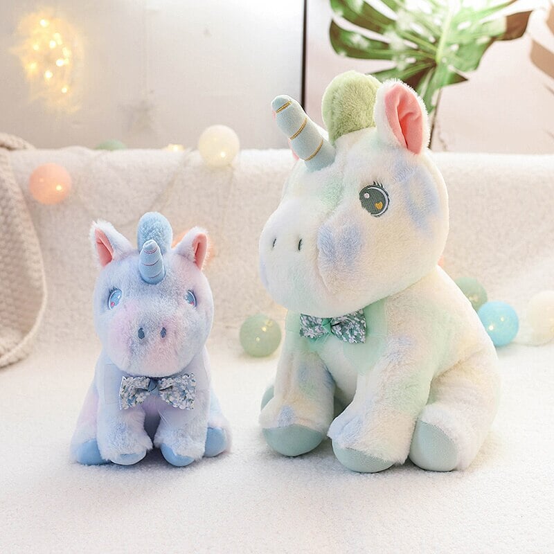 Magical Rainbow Galaxy Unicorn Plushie Set