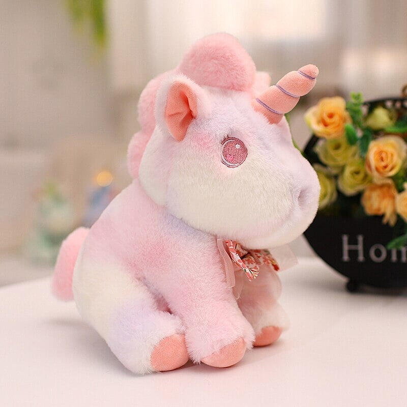 Magical Rainbow Galaxy Unicorn Plushie Set