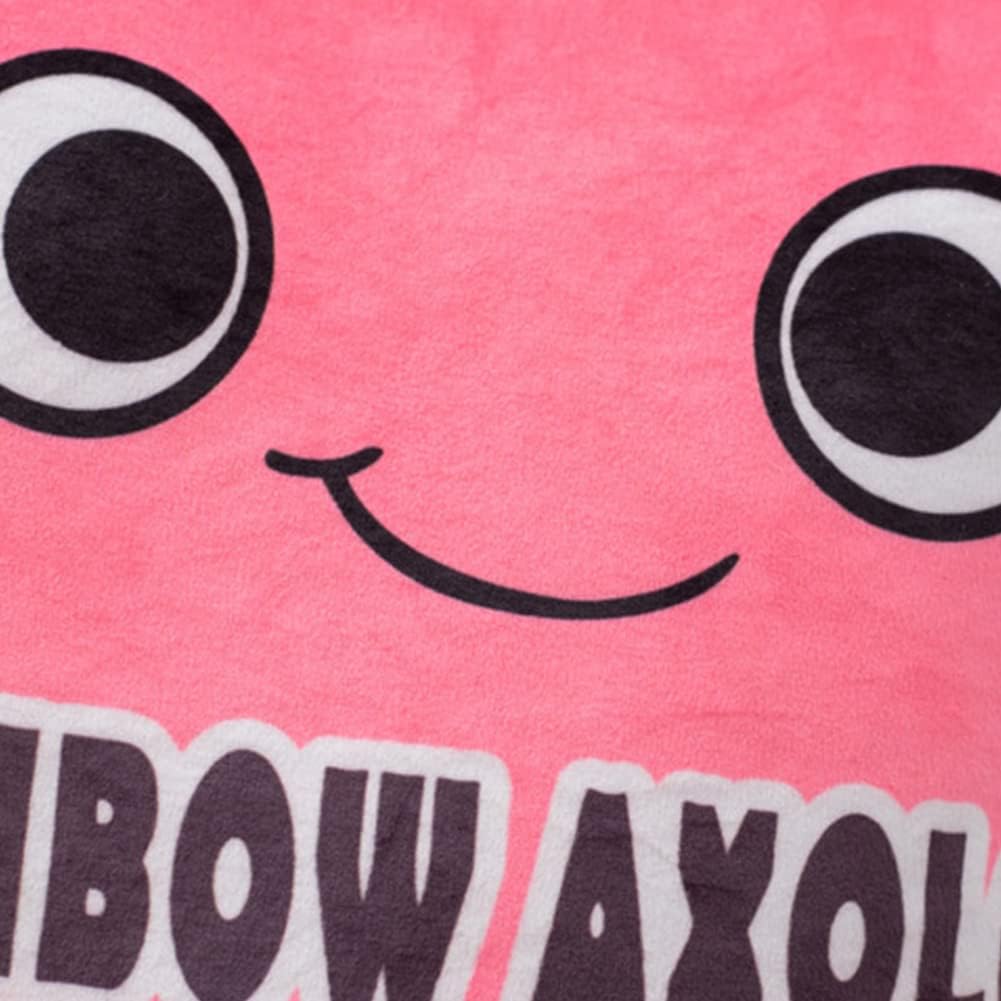 Sweethearted Rainbow Axolotl Plush Candy Bag – Adorable Pink and Blue Collection!
