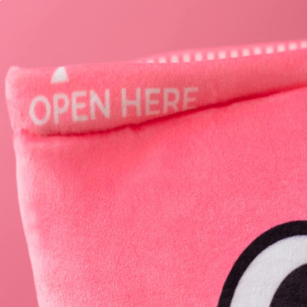 Sweethearted Rainbow Axolotl Plush Candy Bag – Adorable Pink and Blue Collection!