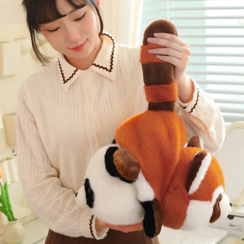 Delightful Reversible Red Panda & Panda Plush Toy