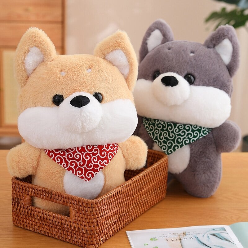 Adorable Runa and Taro Shiba Inu Plushies - Perfect Cuddle Companions!