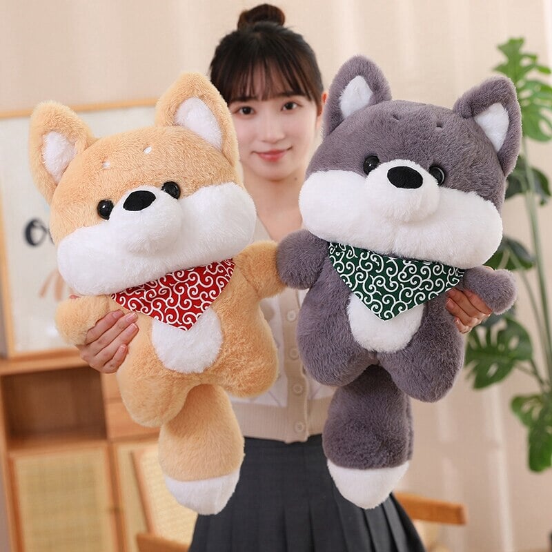Adorable Runa and Taro Shiba Inu Plushies - Perfect Cuddle Companions!