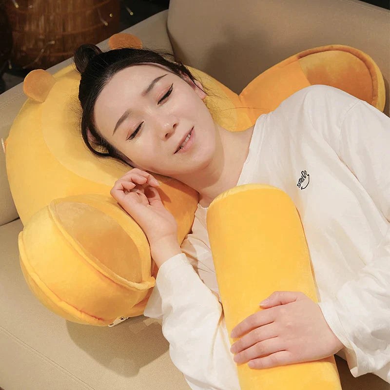 Cozy Capybara Nap Pillow for Ultimate Relaxation