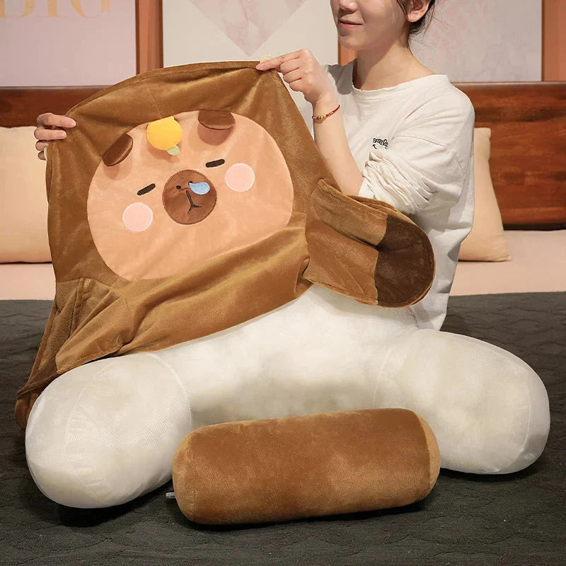 Cozy Capybara Nap Pillow for Ultimate Relaxation