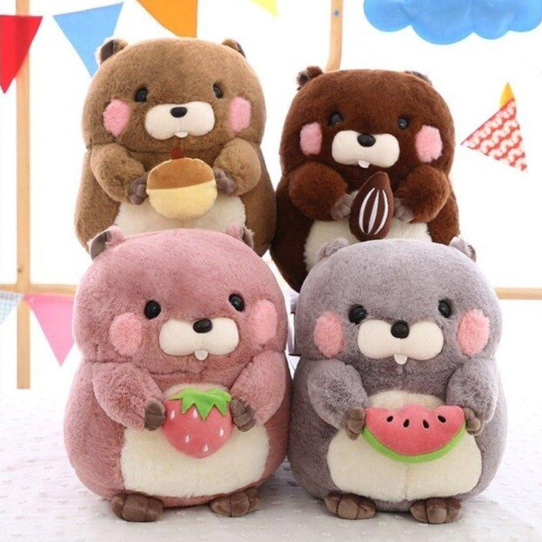 Irresistible Snacking Beaver Plushies | Limited Availability!