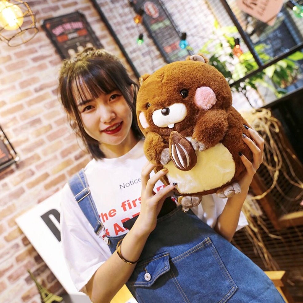 Irresistible Snacking Beaver Plushies | Limited Availability!