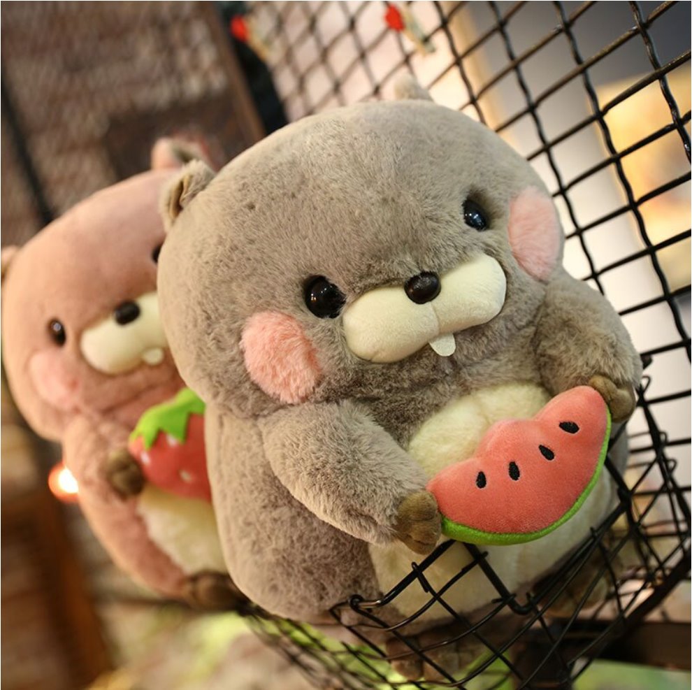 Irresistible Snacking Beaver Plushies | Limited Availability!