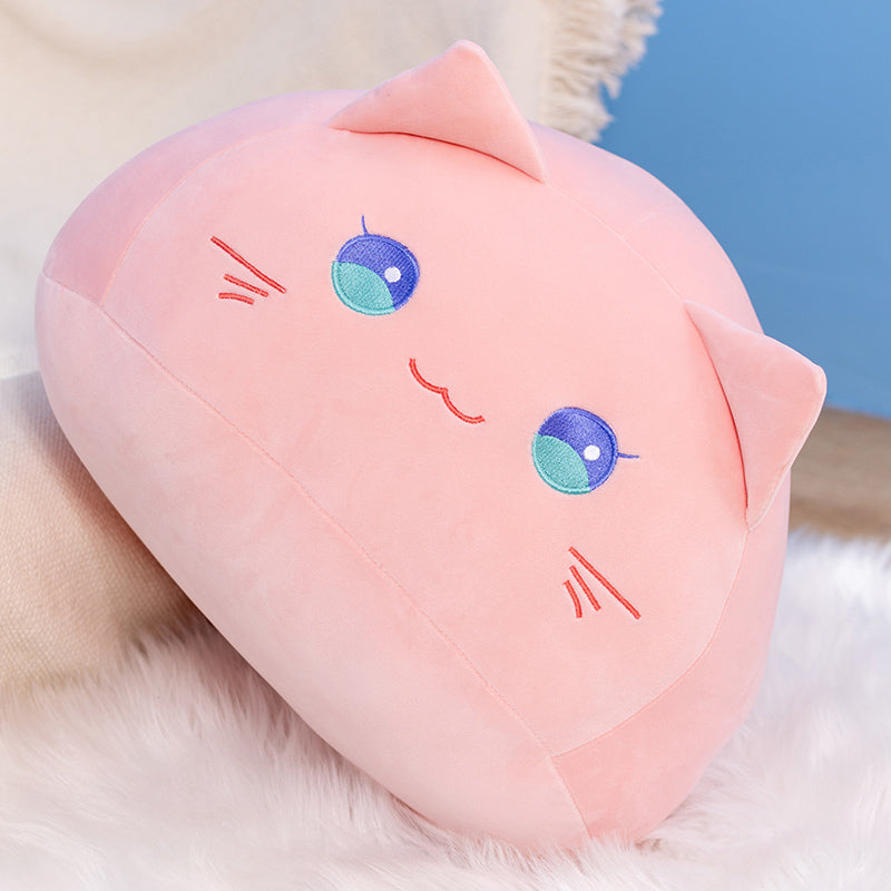 Adorable Soft Pebble Plushies: Diverse Collection of Cats and Dogs