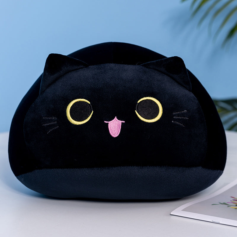 Adorable Soft Pebble Plushies: Diverse Collection of Cats and Dogs