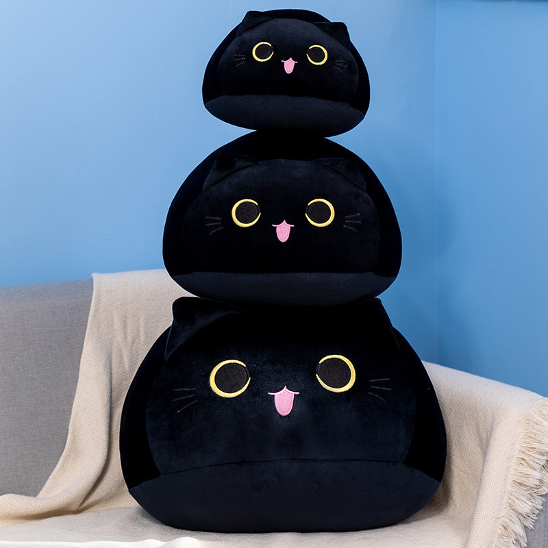 Adorable Soft Pebble Plushies: Diverse Collection of Cats and Dogs