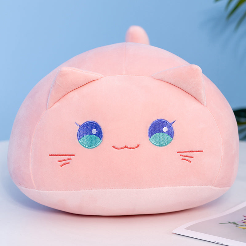 Adorable Soft Pebble Plushies: Diverse Collection of Cats and Dogs