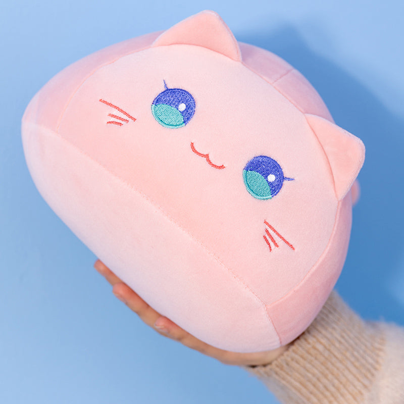 Adorable Soft Pebble Plushies: Diverse Collection of Cats and Dogs