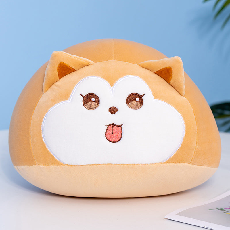Adorable Soft Pebble Plushies: Diverse Collection of Cats and Dogs