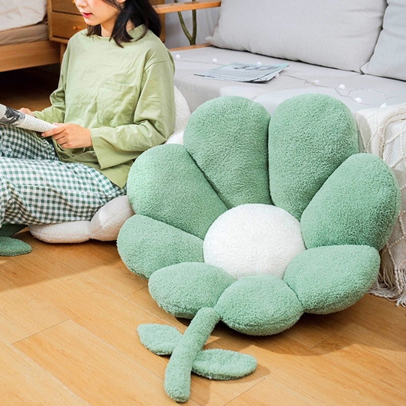 Blooming Spring Floral Seat Cushion