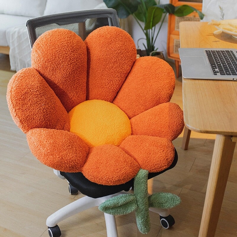 Blooming Spring Floral Seat Cushion