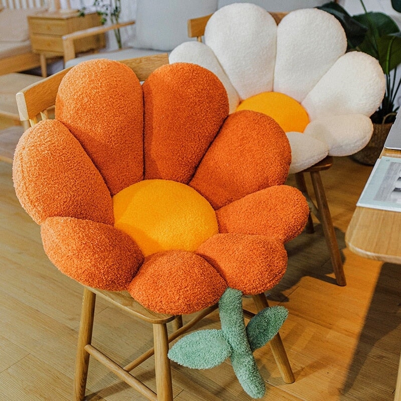 Blooming Spring Floral Seat Cushion