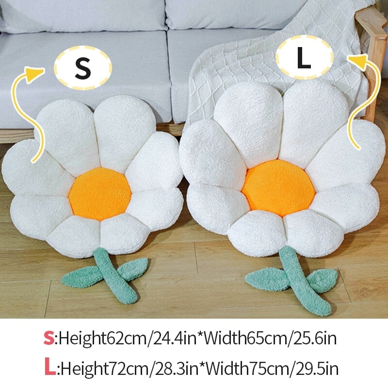 Blooming Spring Floral Seat Cushion