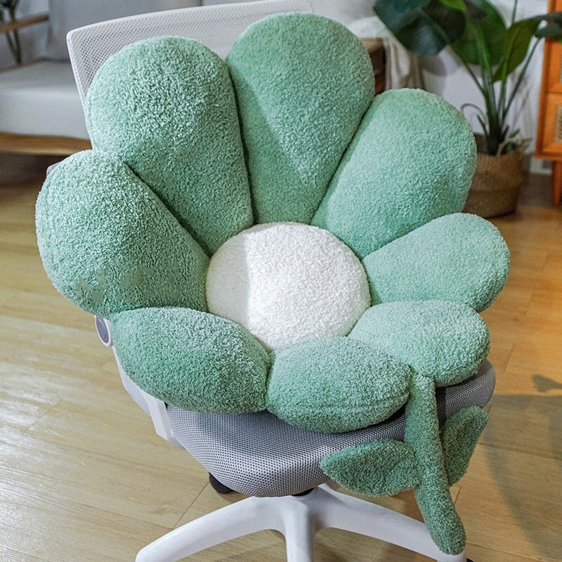 Blooming Spring Floral Seat Cushion