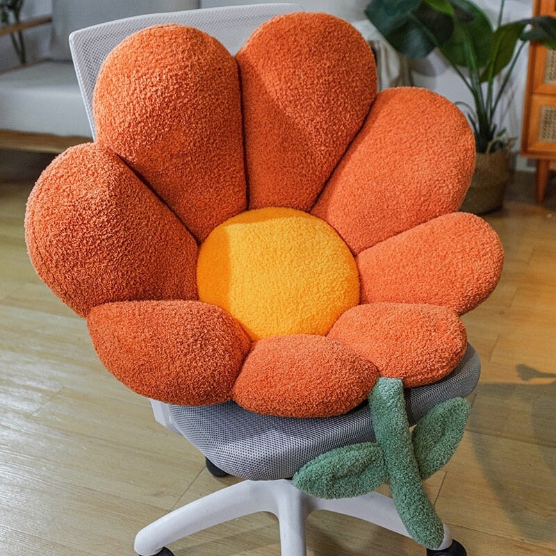 Blooming Spring Floral Seat Cushion