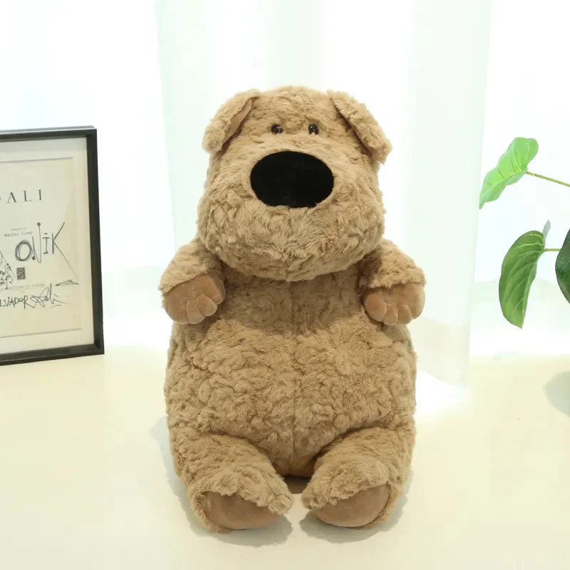 Cuddle Up with our Adorable Squishy Fluffy Animal Squad: Fox, Dino, Bunny, Bear, Pig, and Dog Plushies!