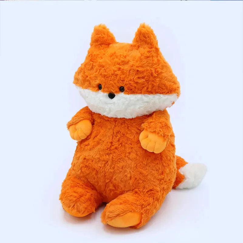 Cuddle Up with our Adorable Squishy Fluffy Animal Squad: Fox, Dino, Bunny, Bear, Pig, and Dog Plushies!
