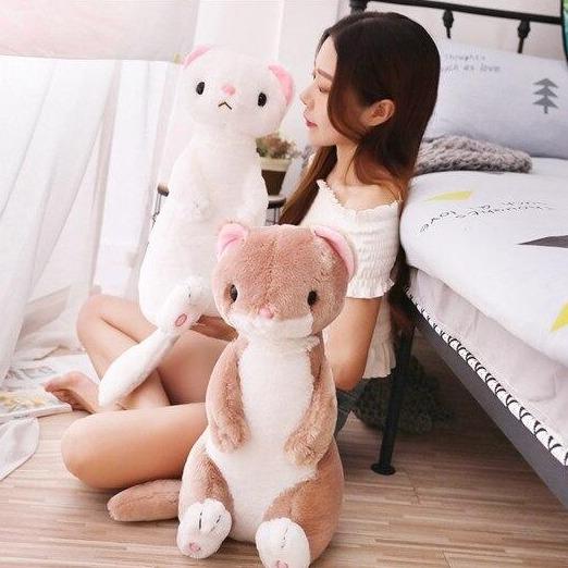 Majestic Standing Ferret Plush Companion