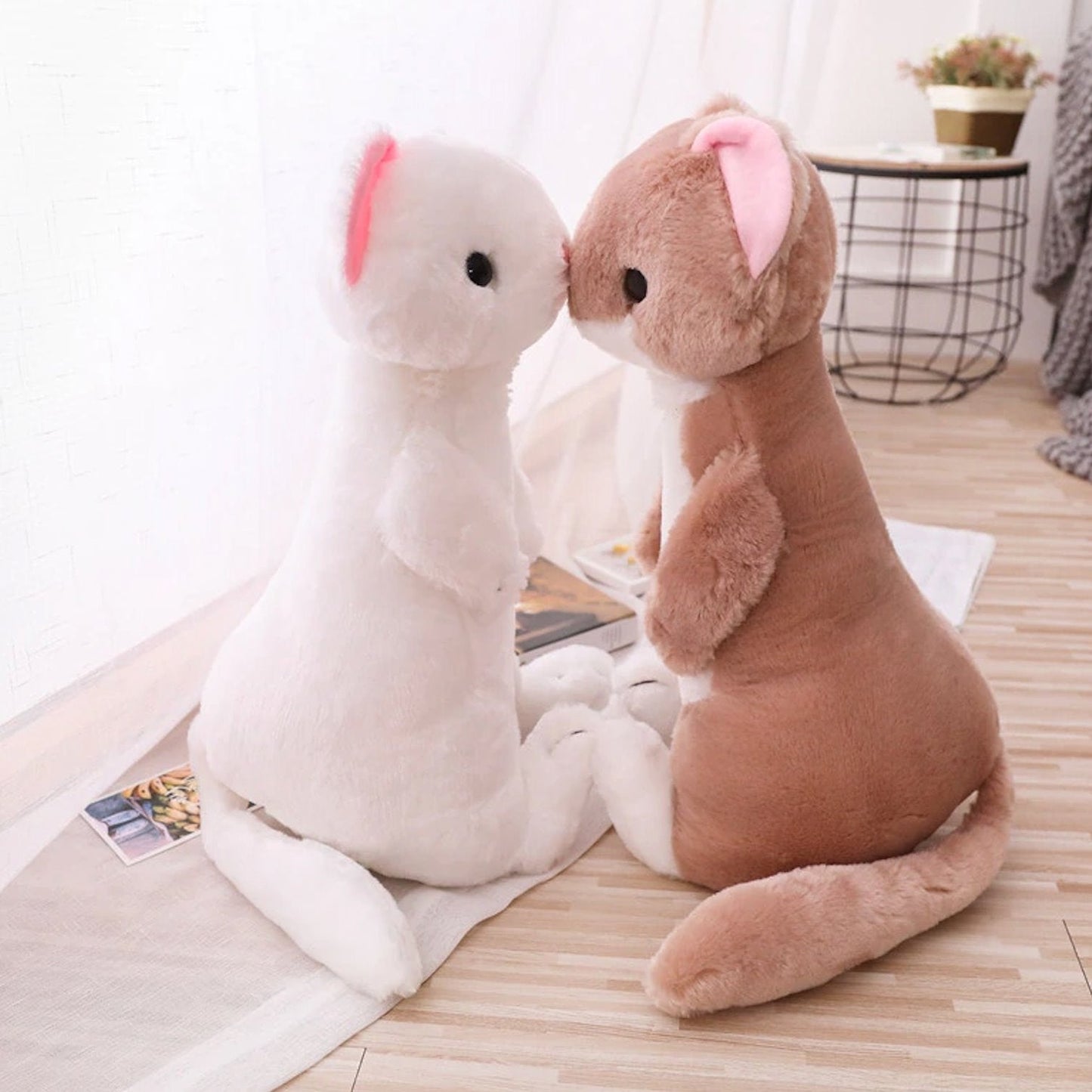 Majestic Standing Ferret Plush Companion