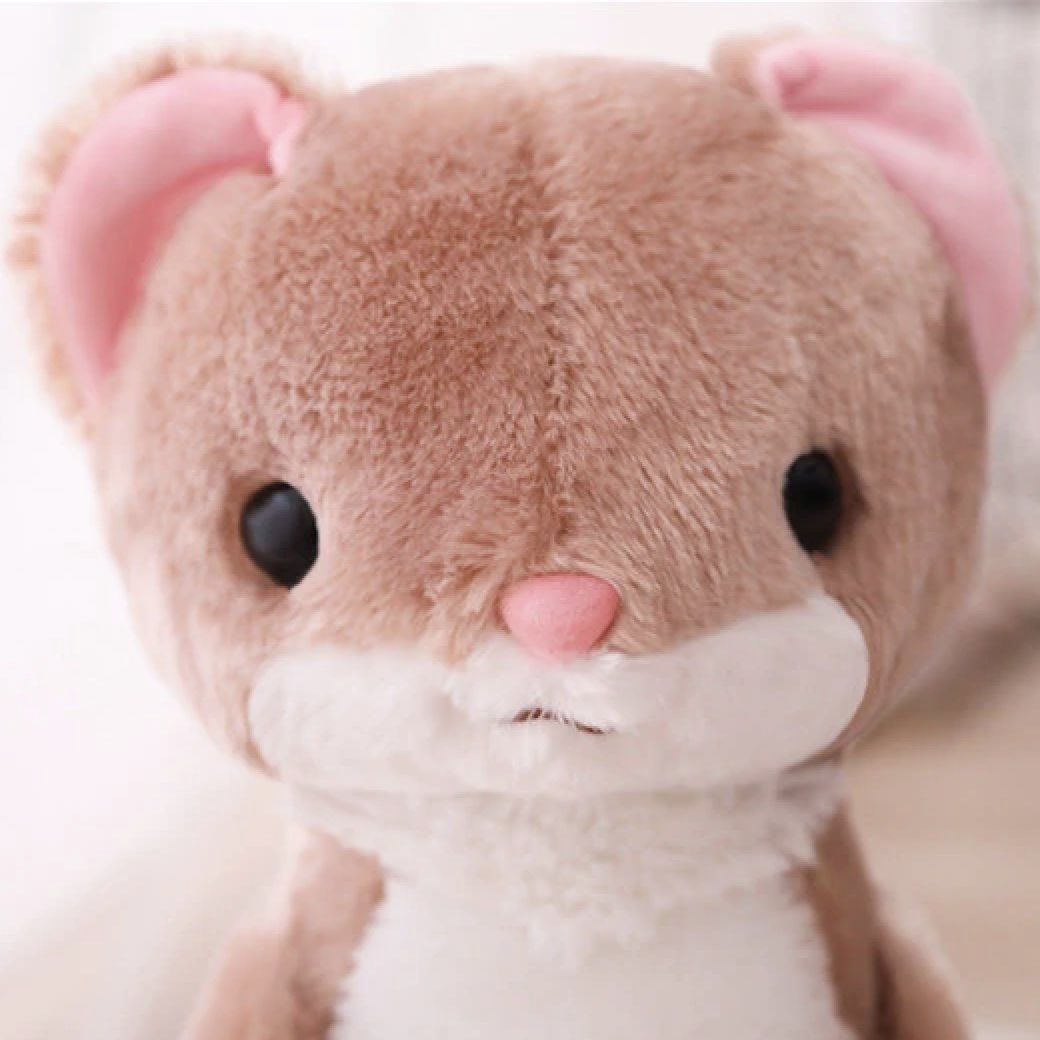 Majestic Standing Ferret Plush Companion