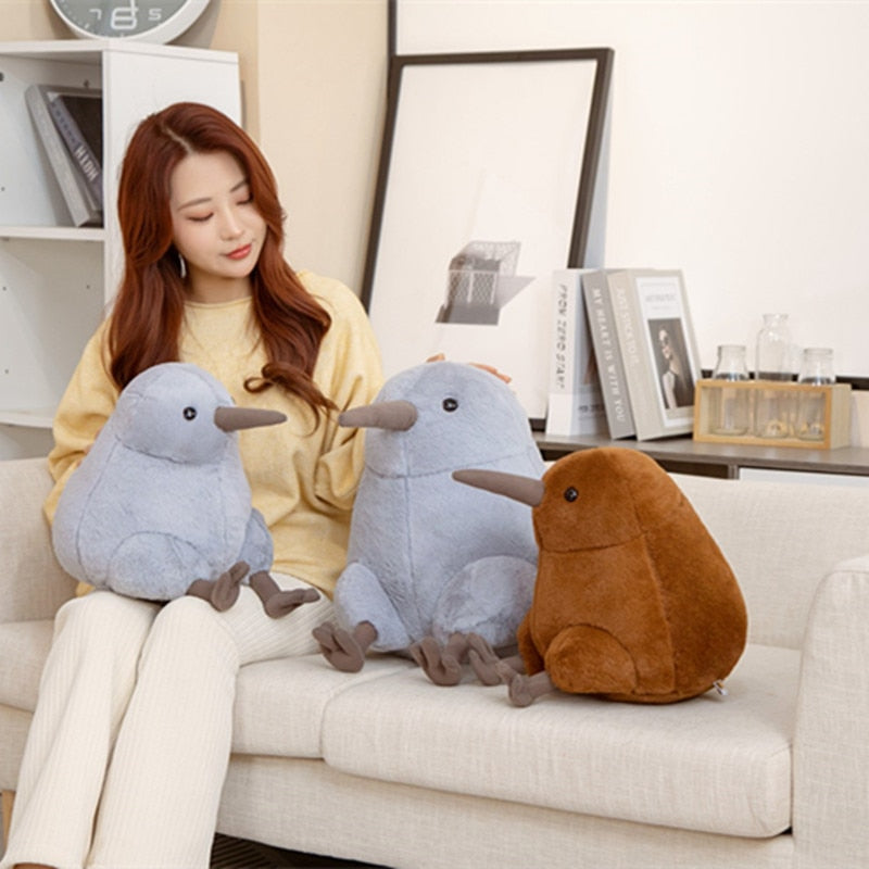 Adorable Chunky Kiwi Bird Plush Toy - Perfect Cuddle Companion!