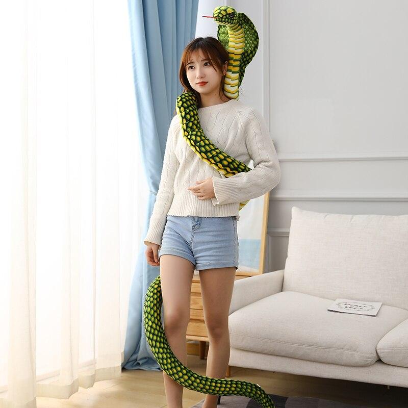 Giant 90" Cuddly Soft Snake Plush Toy