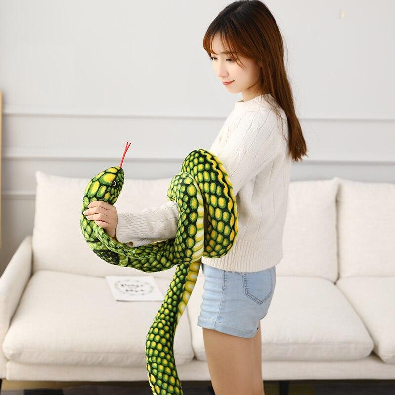 Giant 90" Cuddly Soft Snake Plush Toy