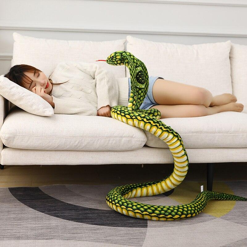 Giant 90" Cuddly Soft Snake Plush Toy
