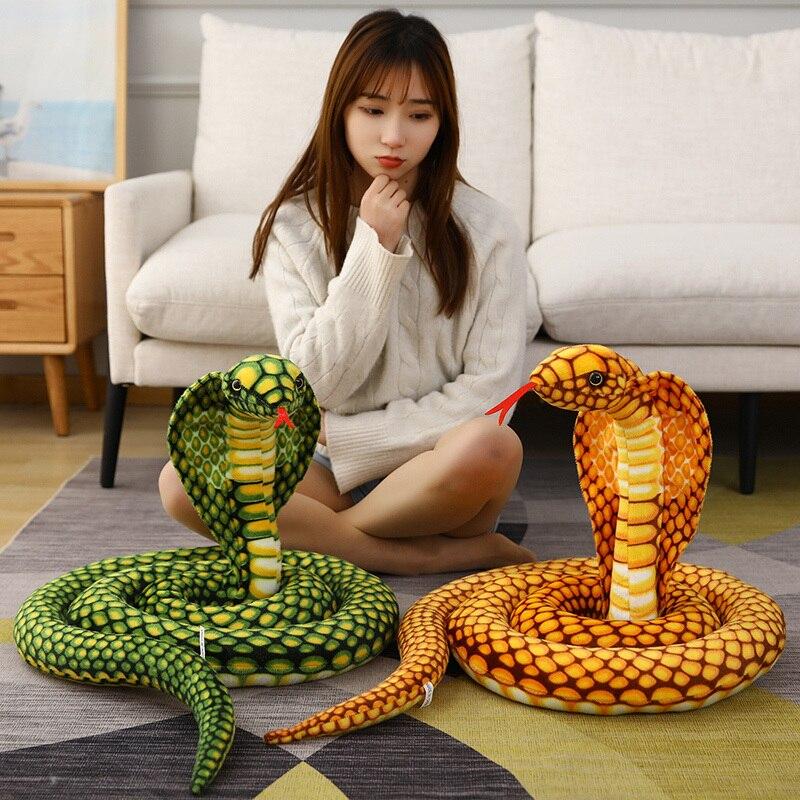 Giant 90" Cuddly Soft Snake Plush Toy