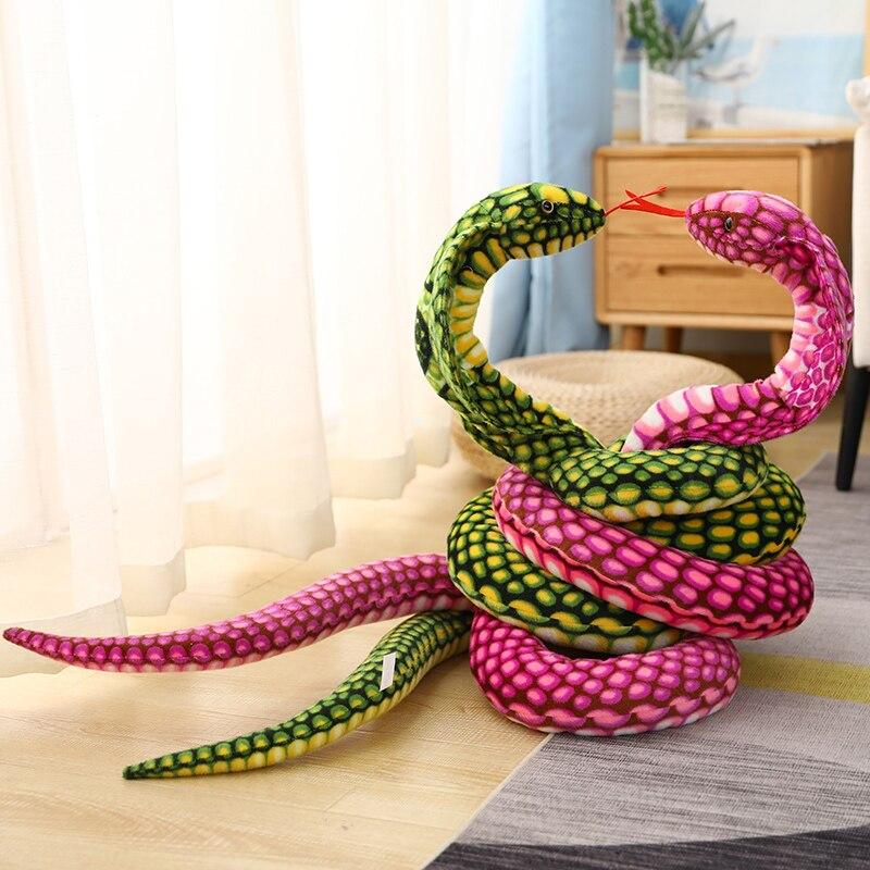 Giant 90" Cuddly Soft Snake Plush Toy