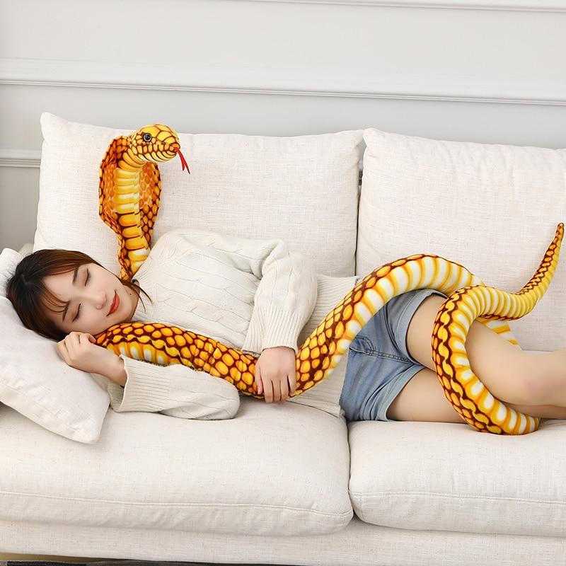 Giant 90" Cuddly Soft Snake Plush Toy
