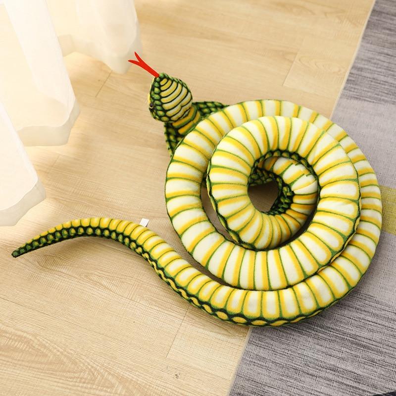 Giant 90" Cuddly Soft Snake Plush Toy